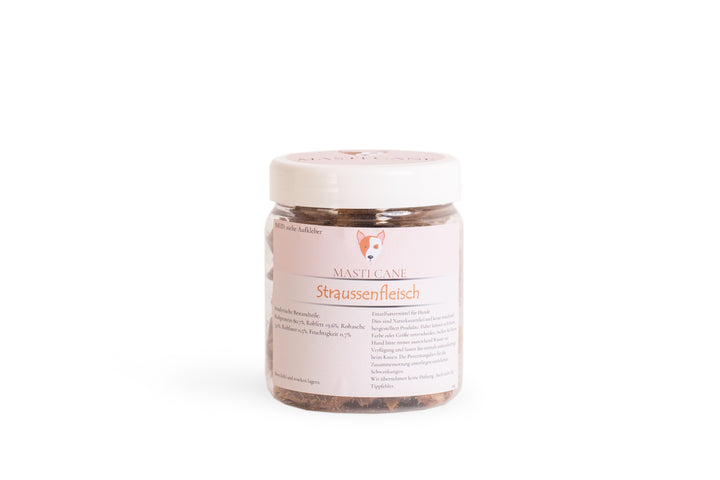 Straussenfleisch gefriergetrocknet- 100% für Allergiker